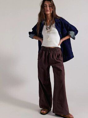 Day's End Linen Pull-On Pants